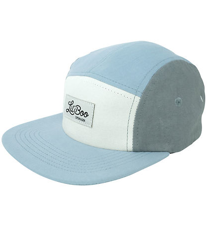 Lil' Boo Copenhagen Kappe - Block Cloud 5 - Blue/Grey/Off White