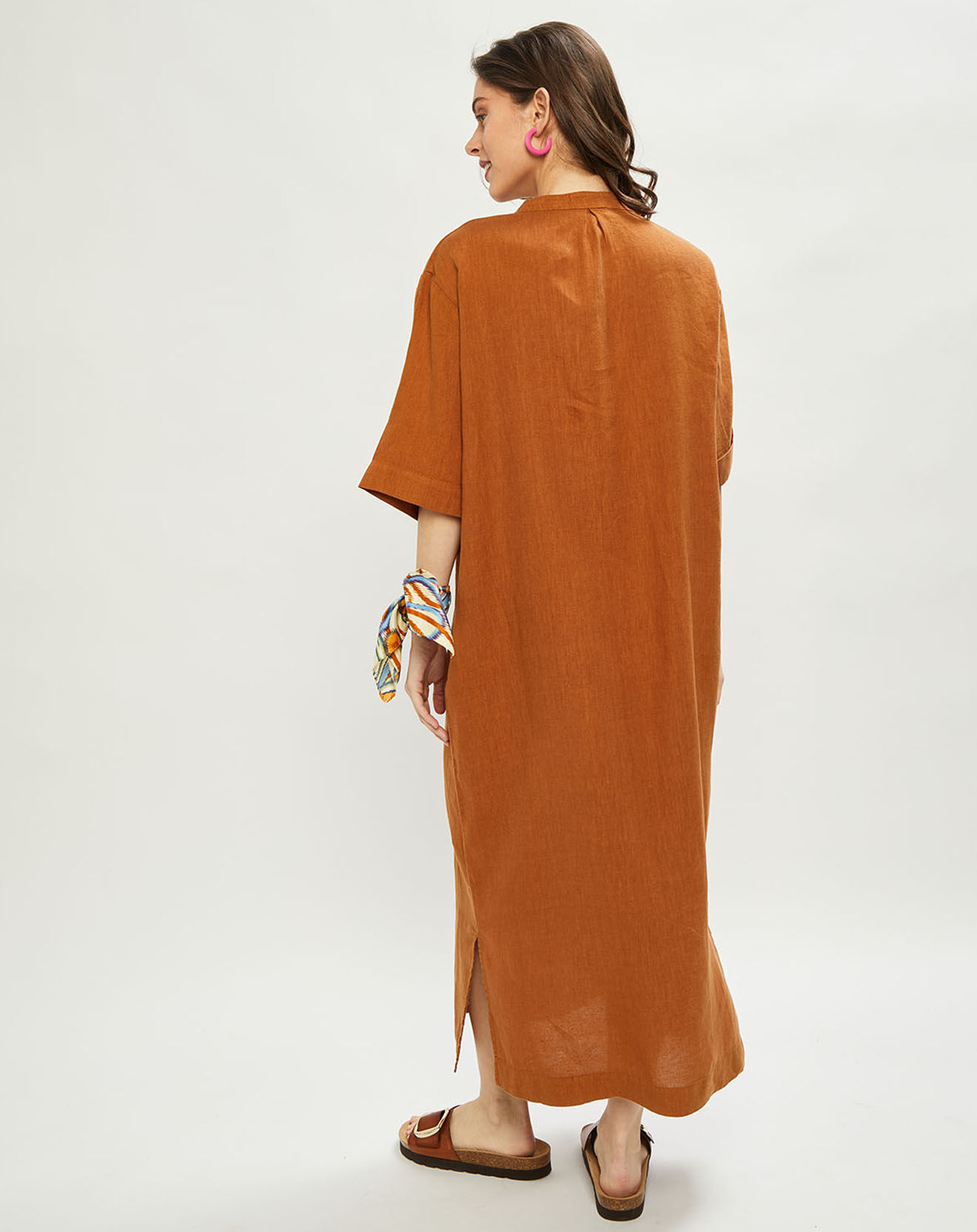 Harris Wilson Robe 100% Lin Carene cacao