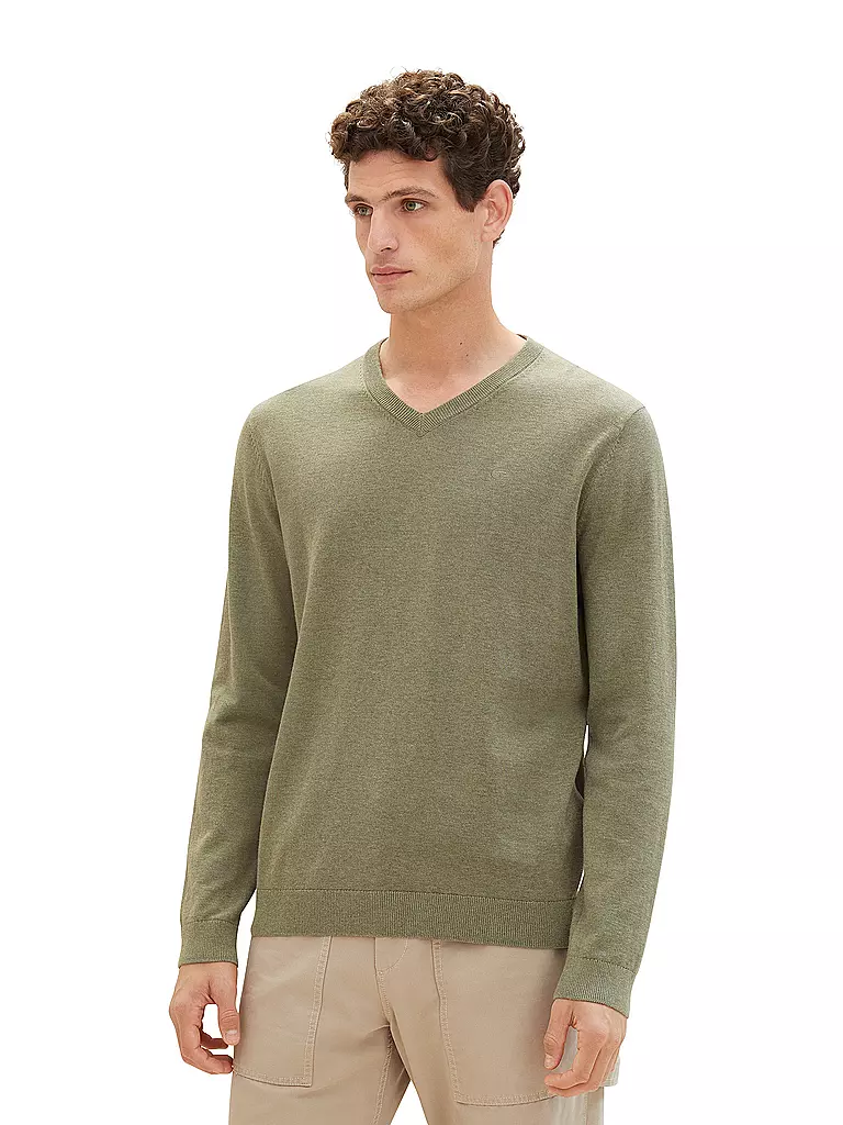 TOM TAILOR Pullover olive