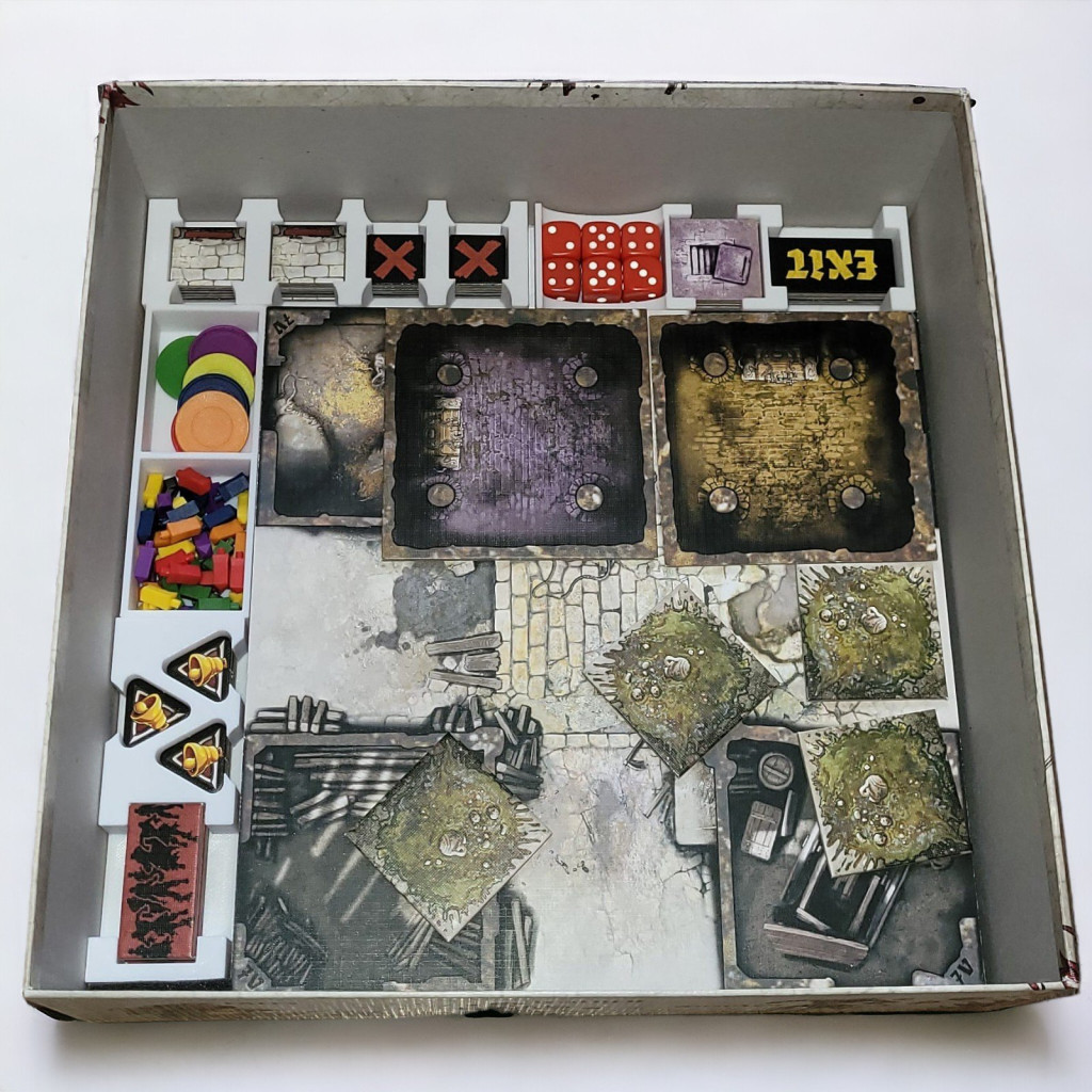 Zombicide - Black Plague : Rangement insert blanc compatible
