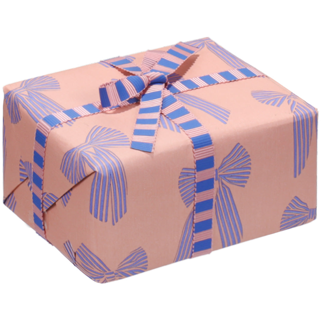 ole inpakpapier big bow - litchi - cornflower - 3 m