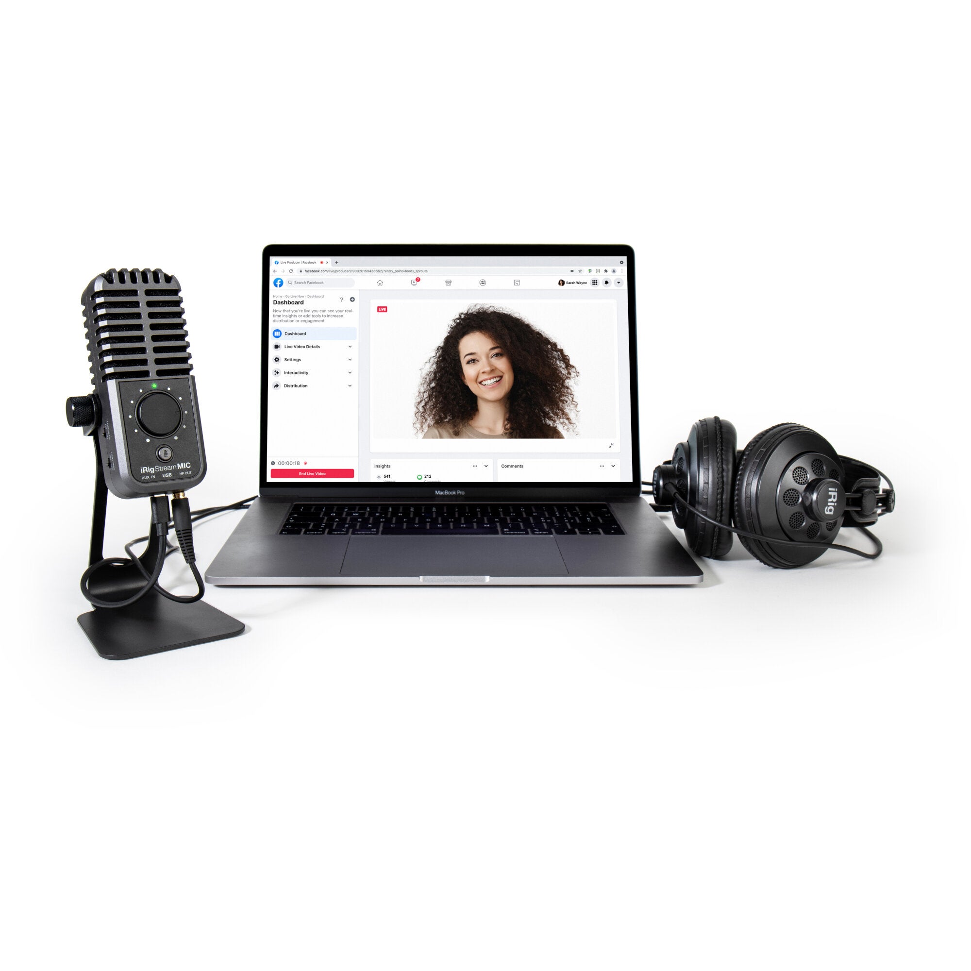 IK Multimedia iRig Stream Mic USB usb microfoon