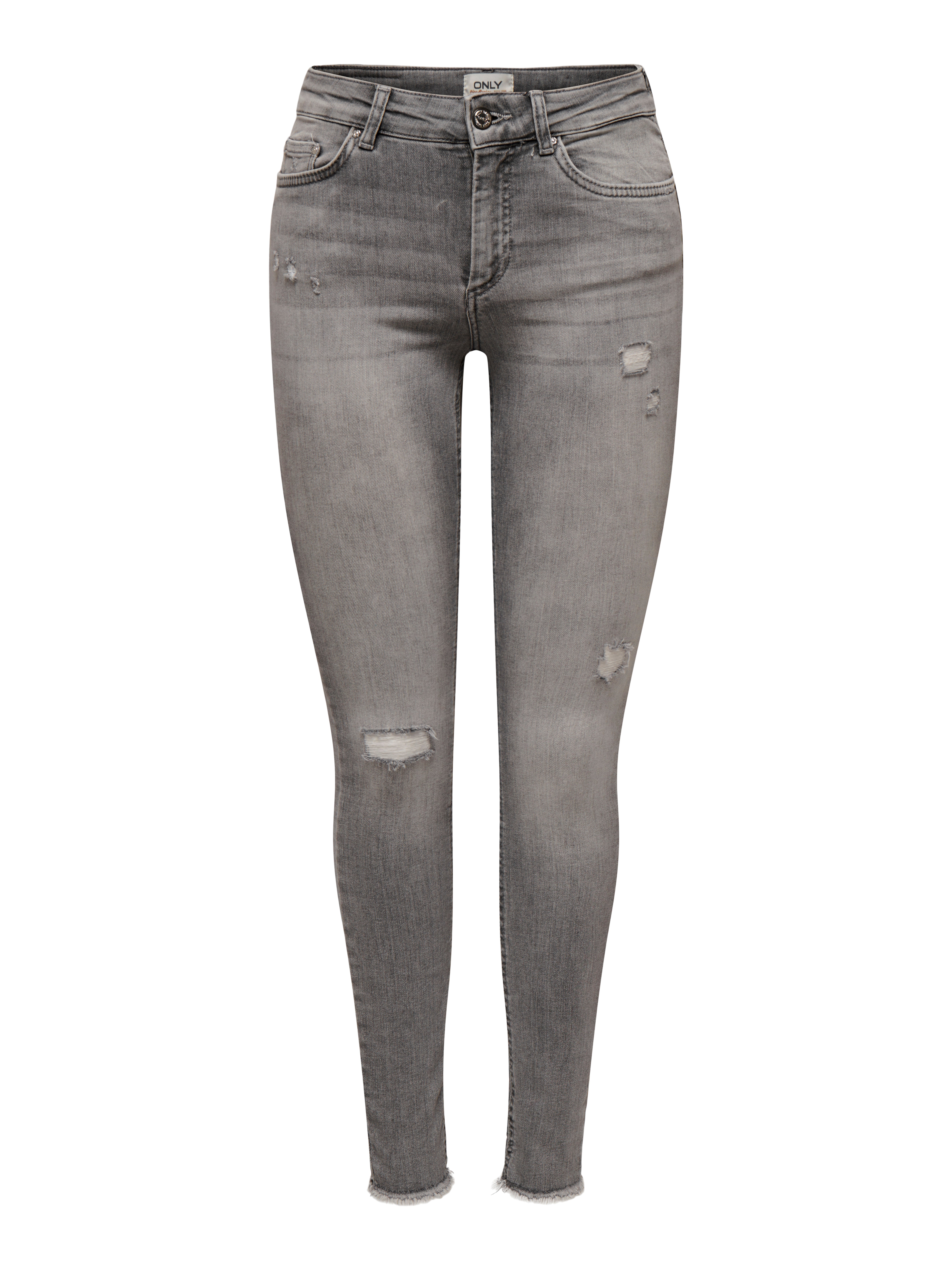 ONLBLUSH Mittlere Taille Skinny Fit Jeans Medium Grey Denim