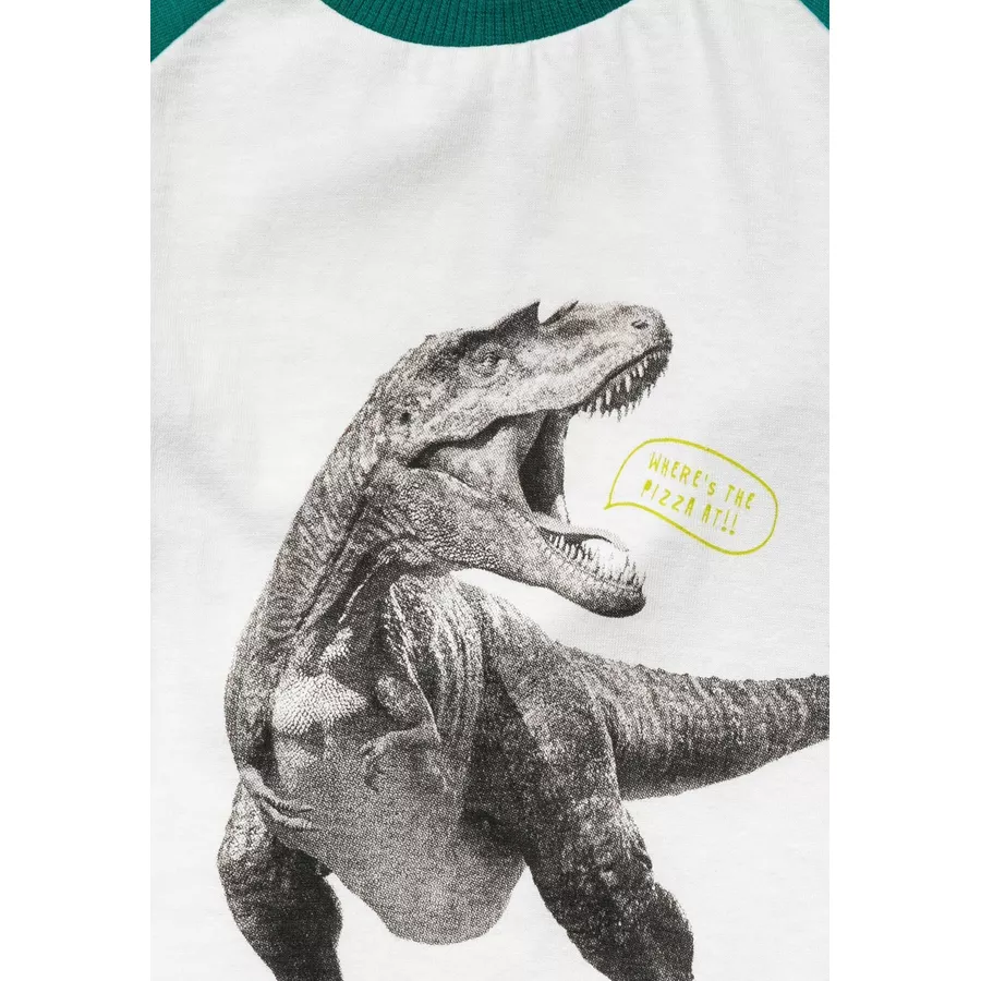MINOTI Longsleeve CremeweißGrün