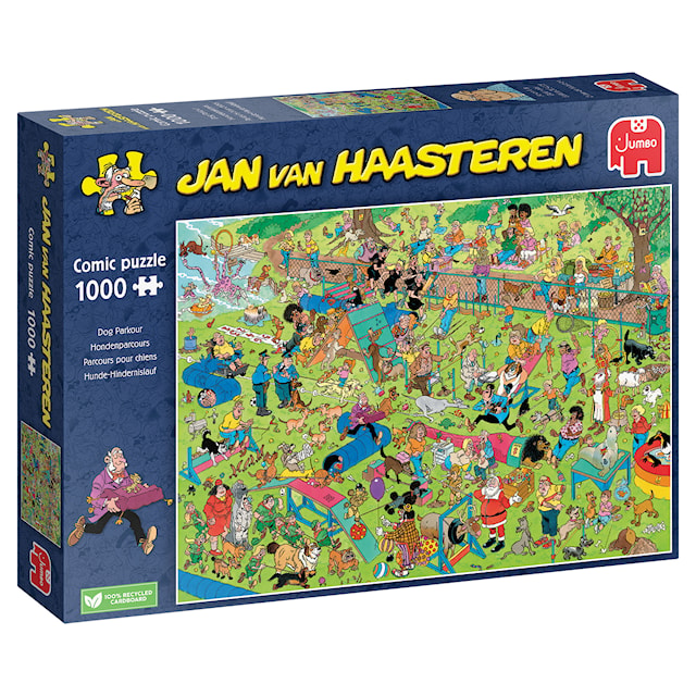 Jan van Haasteren Dog Parcour Puslespill 1000 brikker