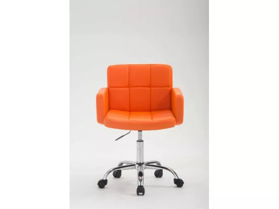 Chaise de bureau - Similicuir & Métal chromé - Los Angeles