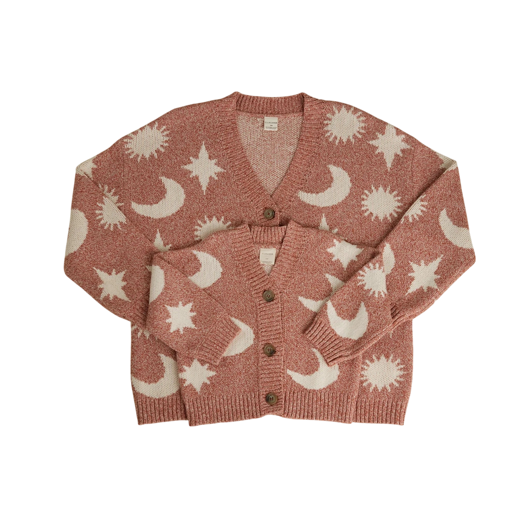 Strickjacke Cozmo Moon Star Russet