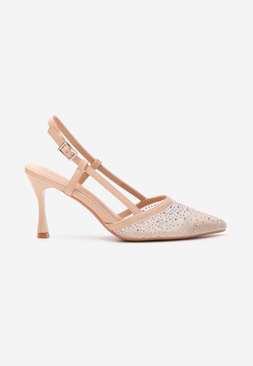 Chaussures slingback beige Angelas