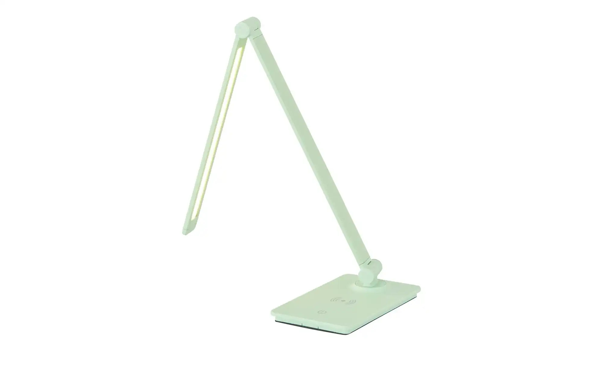 KHG LED-Tischleuchte, grün mit Qi-Charger