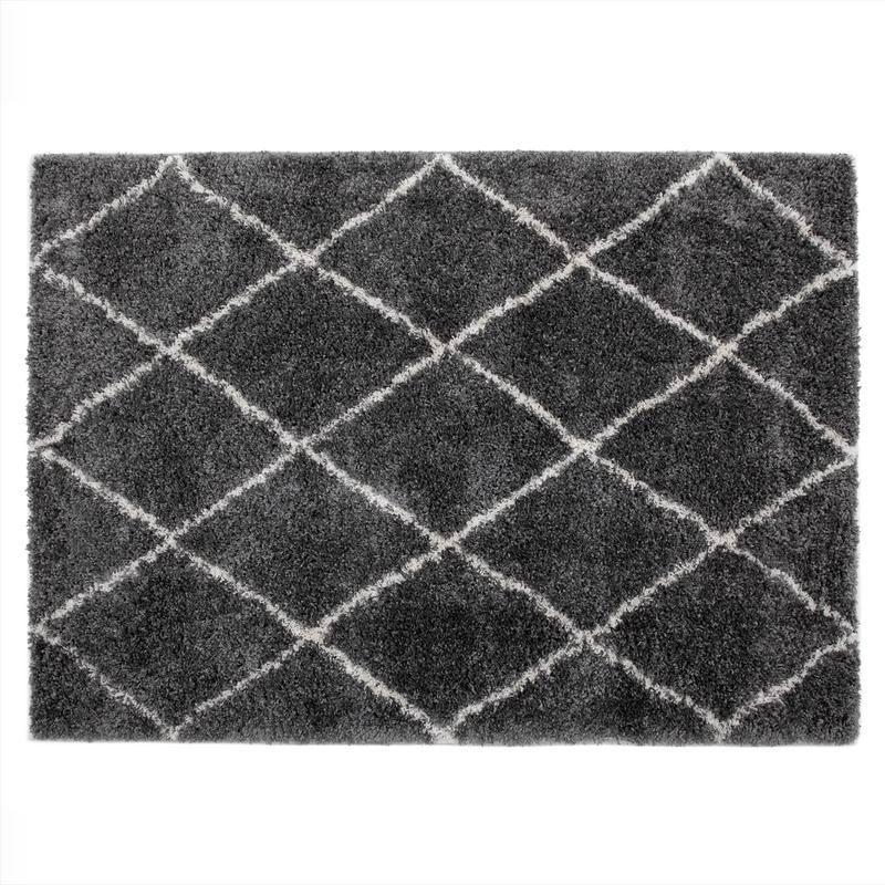 Vloerkleed Rugestiq Berber zwart 160x230 cm