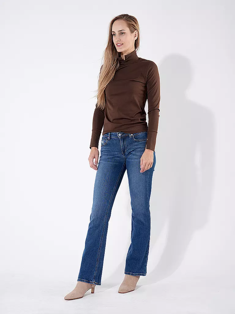 MARC CAIN Rollkragenpullover braun