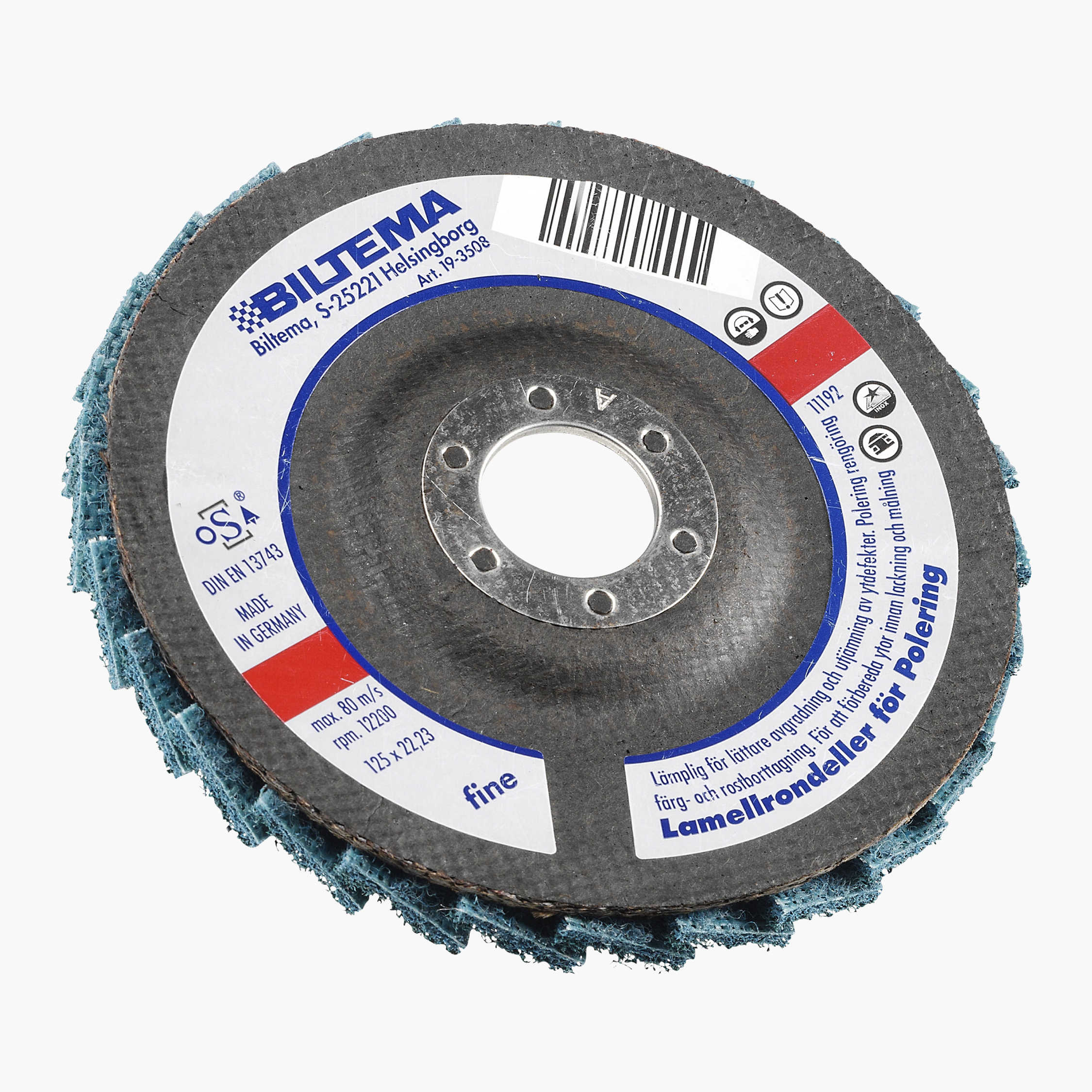 Flapdisc polering, 115 mm, fin