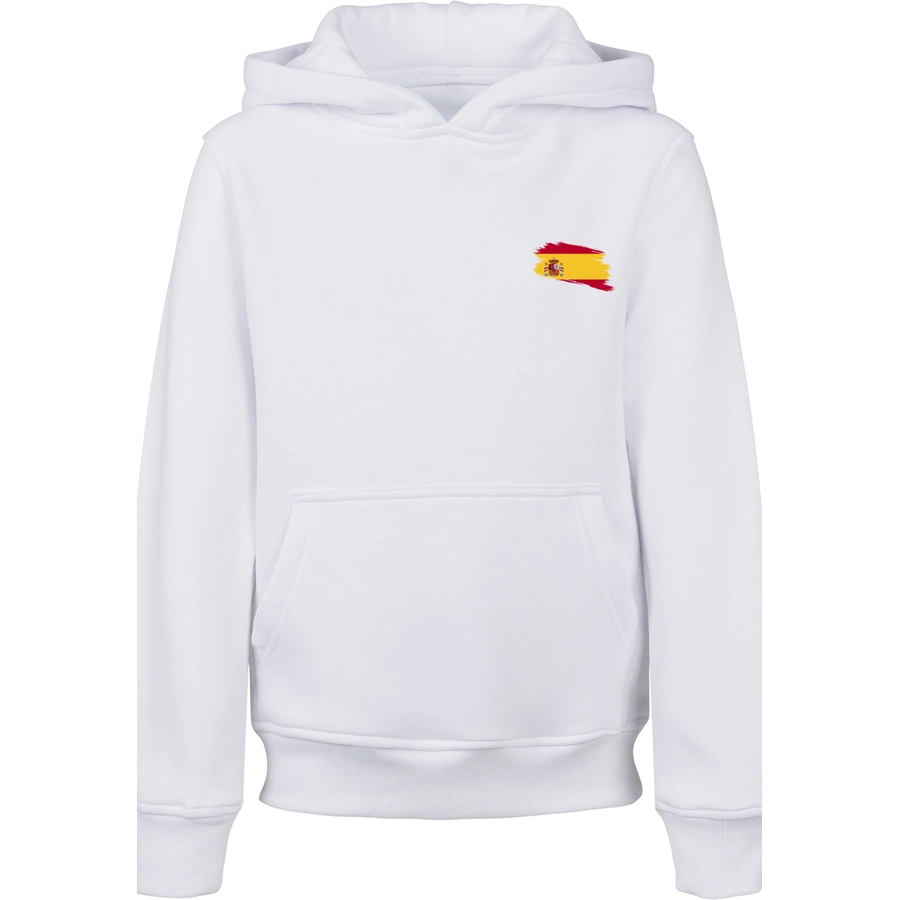 F4NT4STIC Hoodie Spain Spanien Flagge weiß