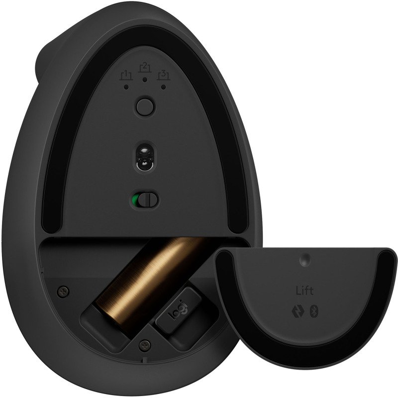 Logitech Lift for Business souris Gauche RF sans fil + Bluetooth Optique 4000 DPI