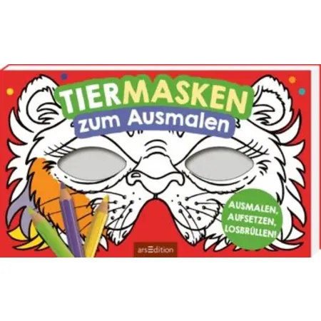 ars Edition Tiermasken zum Ausmalen