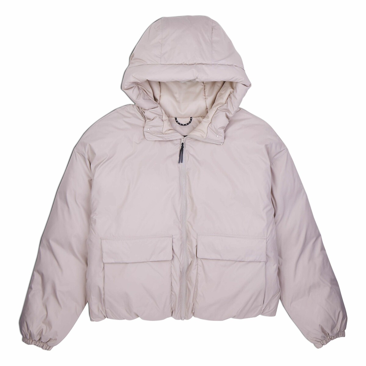 CONVERSE<br>Jaqueta curta de plumas com capuz Jaqueta puffer curta