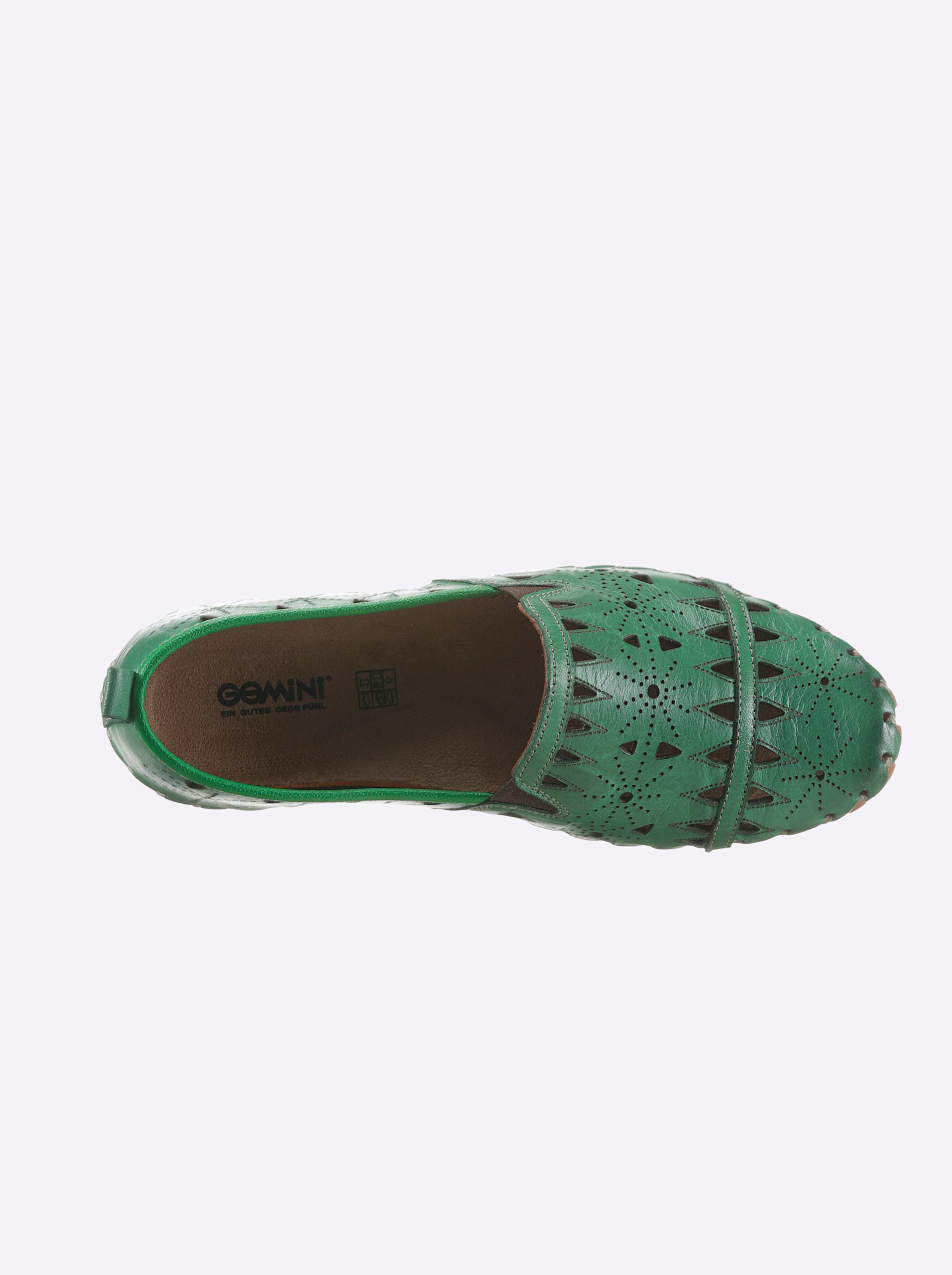 Gemini Slipper in grün