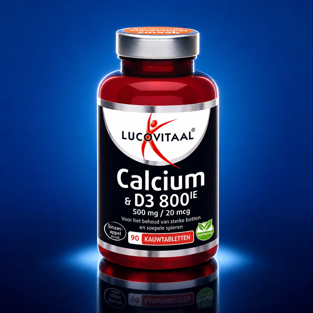 Calcium 500 mg + D3 20 mcg kauwtabletten