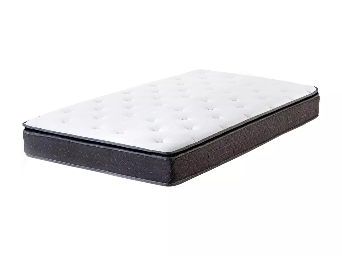 Matelas à ressorts ensachés en latex JOY Moyennement ferme 90 x 200 cm