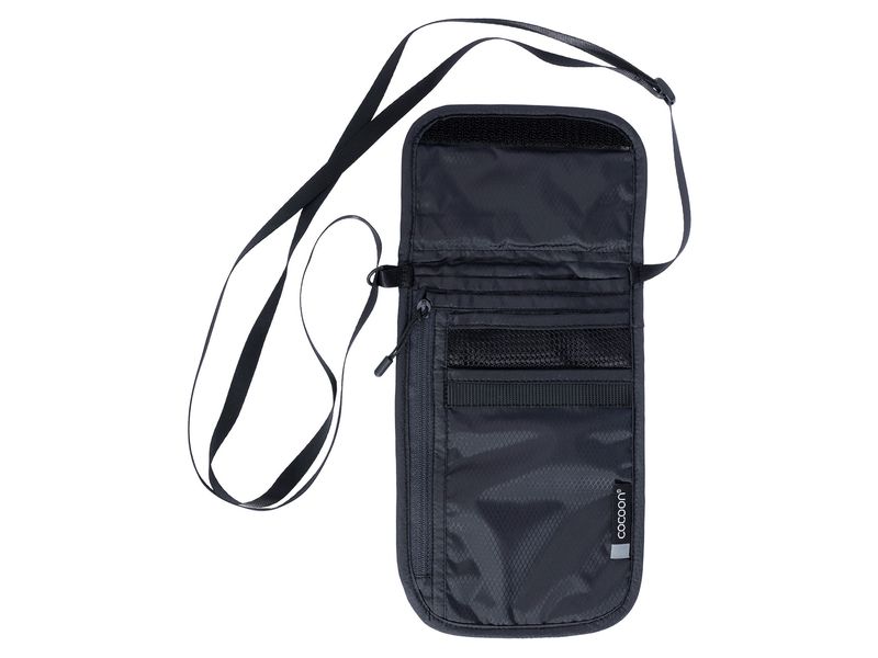 cocoon Travel Neck Wallet Schwarz Leichter Brustbeutel
