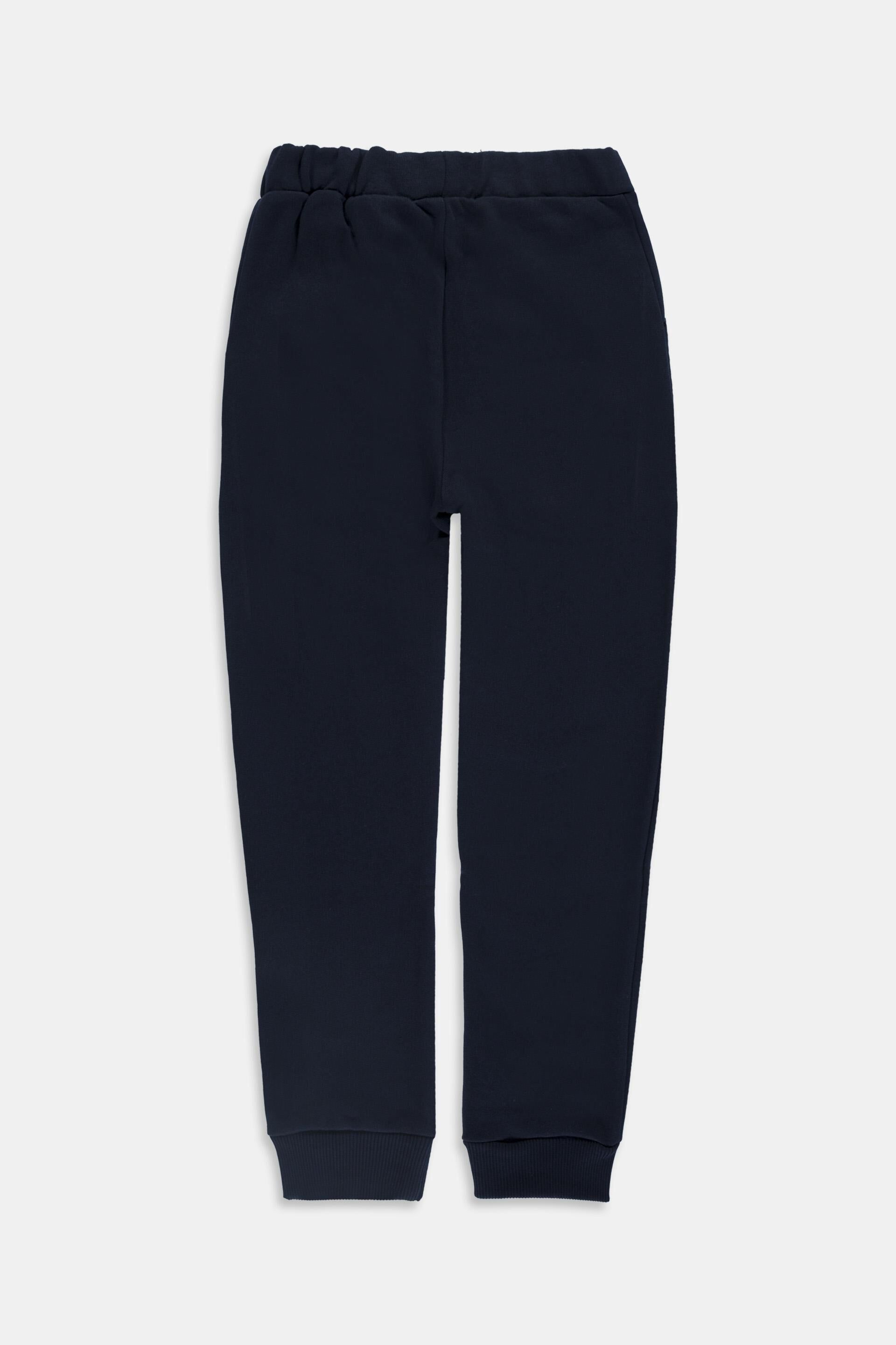 Pantalon molletonné basique, 100 % coton