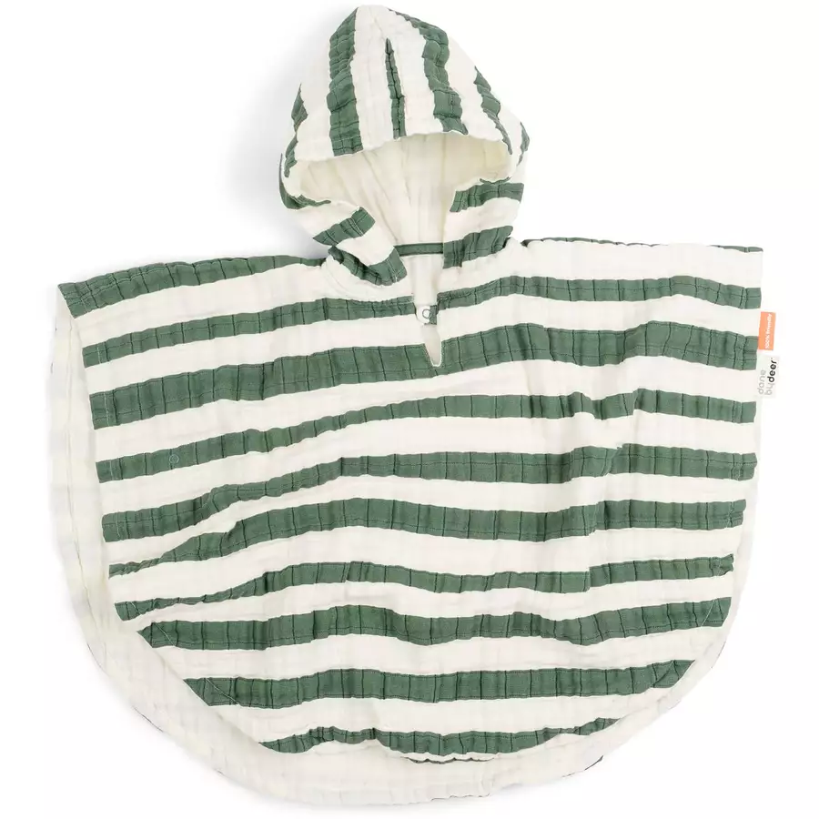 Done by Deer™ Badeponcho Stripes Grün