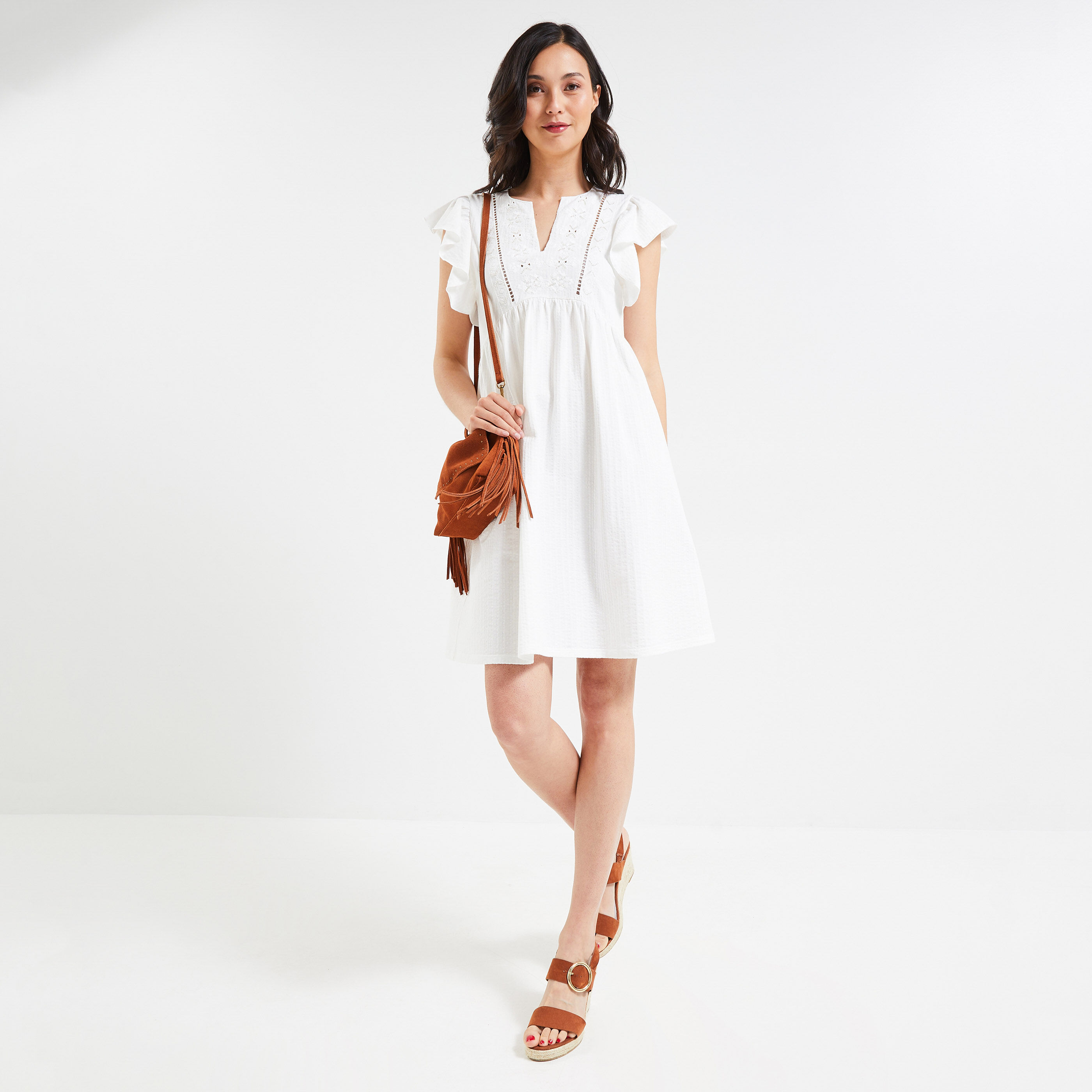 Robe blanche femme - BLANC