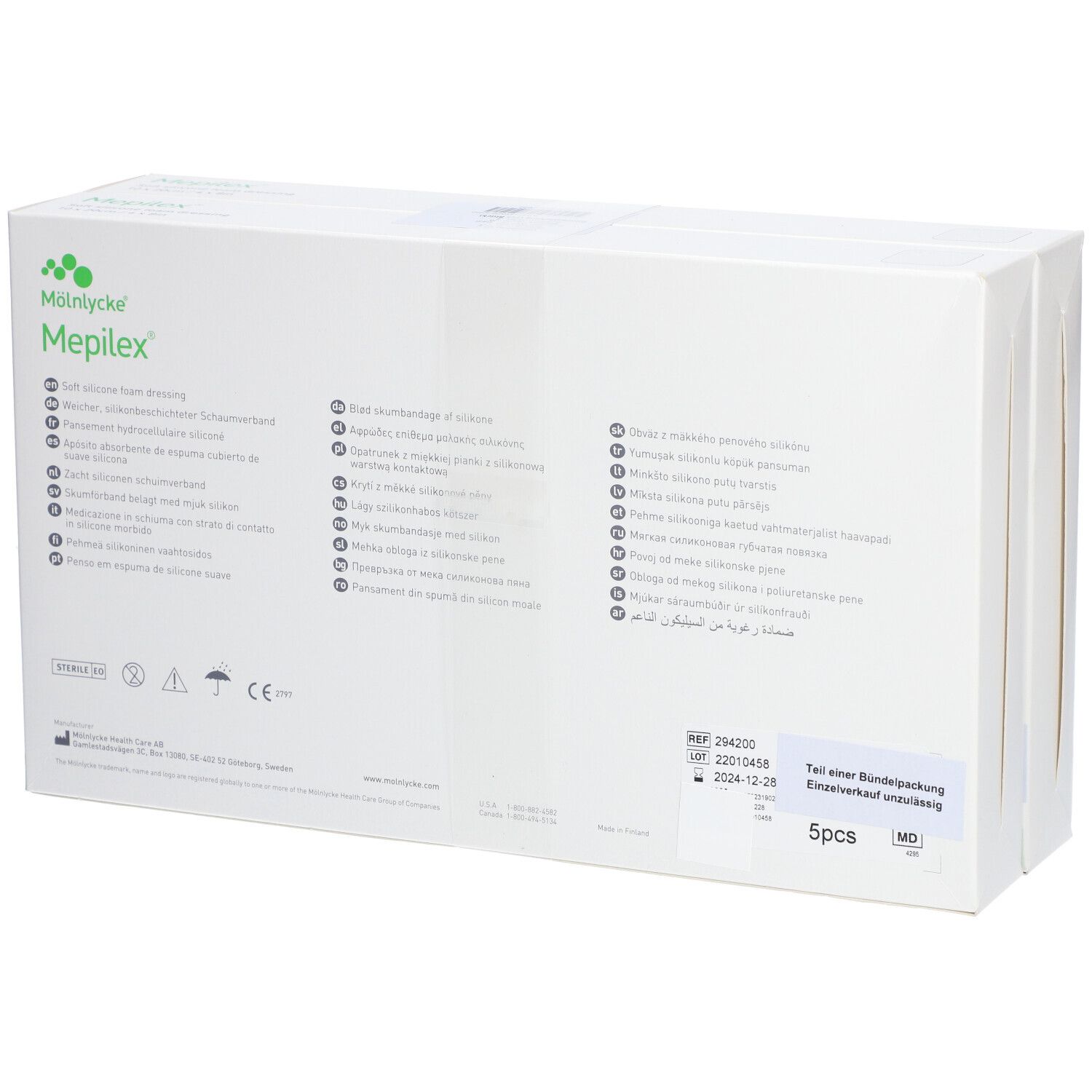 Mepilex® Schaumverband 10 x 20 cm