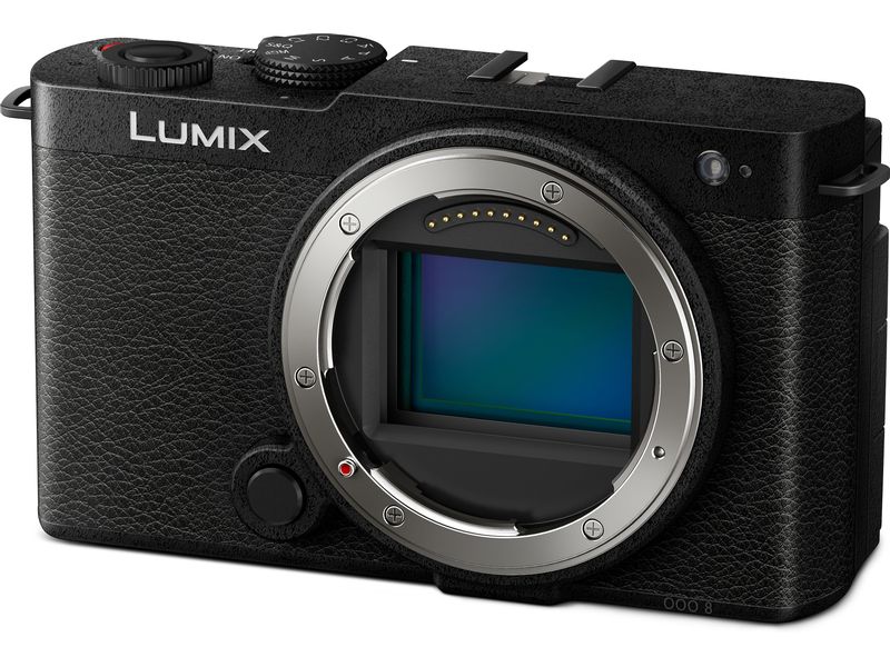 Panasonic Fotokamera LUMIX S9 Body Schwarz Kompakte Open-Gate spiegellose Vollformatkamera