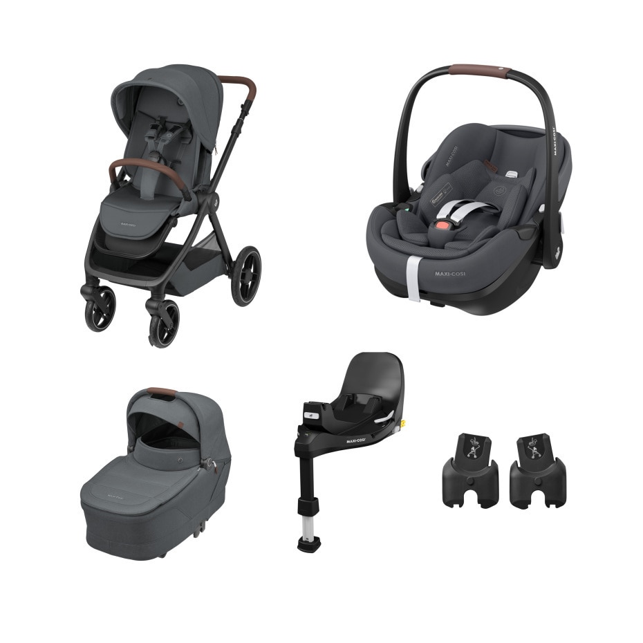 Oxford    Adapter   Pebble 360 Pro²   FamilyFix 360 Pro Bequeme Babywanne für Neugeborene |    Geräumiger Sitz und ergonomische Rückenlehne |    Intuitiv, kompakt zusammenklappbar |    Innovative SlideTech® Technologie |