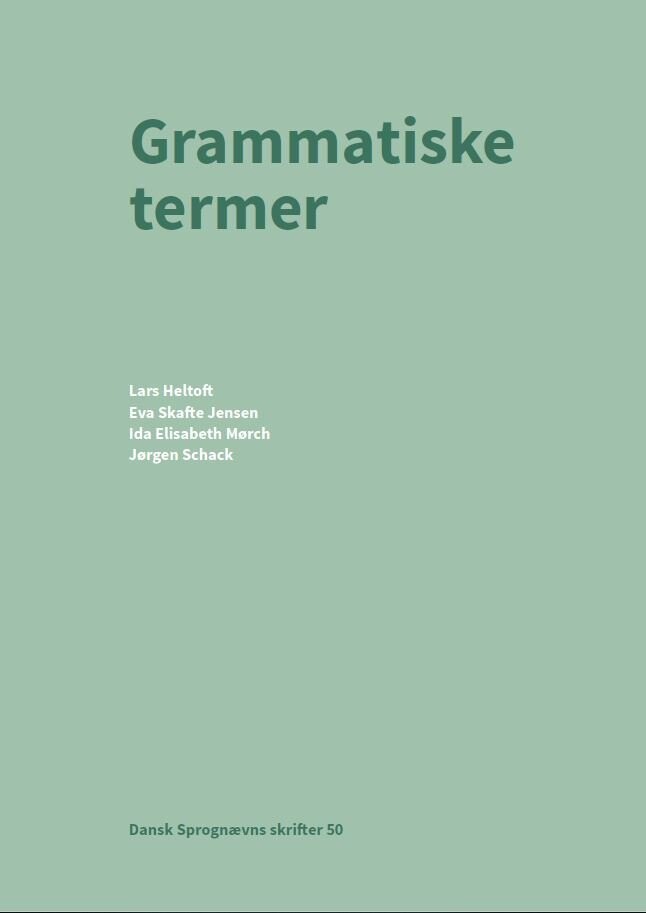 Grammatiske Termer - Lars Heltoft - Bog