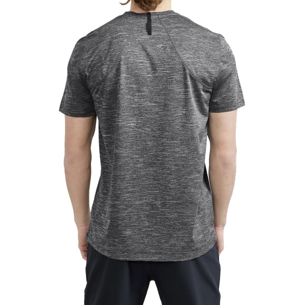 T-shirt running CRAFT ADV ESSENCE MELANGE SS TEE M BLACK MELANGE