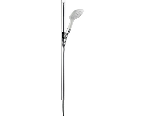 hansgrohe PuraVida doucheset 27853400, douchestang lengte 90 cm, chroom/wit