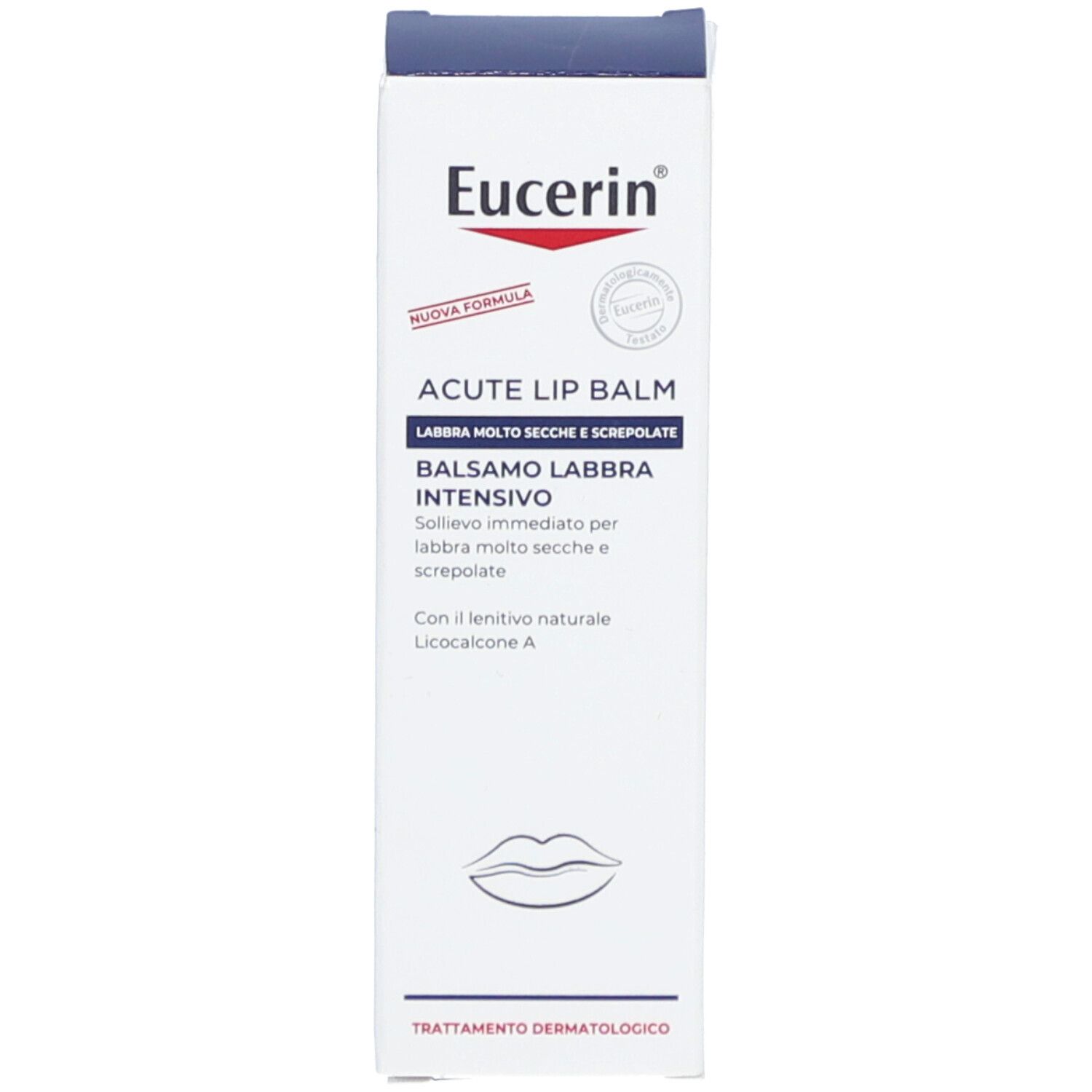 Eucerin Acute Lip Balm – Heilungsfördernder Lippenbalsam für trockene, rissige und aufgesprungene Lippen - jetzt 20% sparen mit Code 
