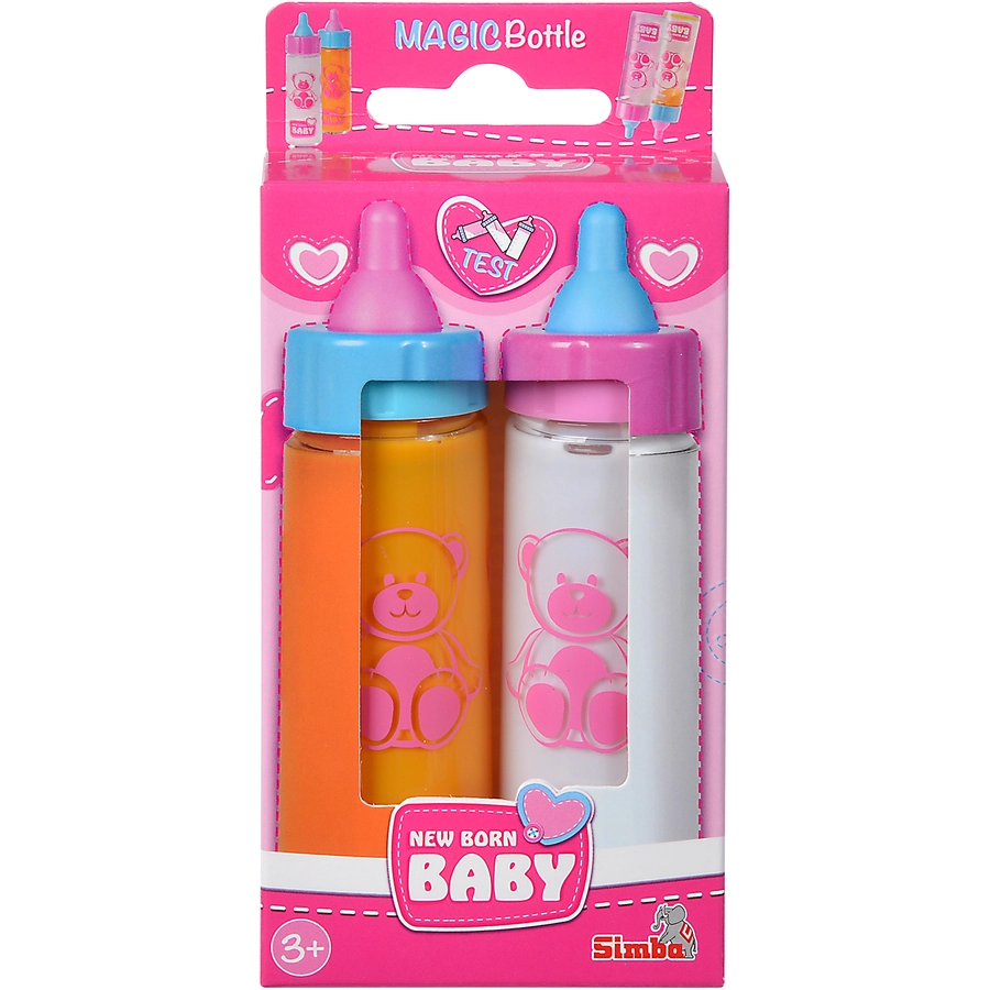 Simba Toys New Born Baby - Zwei magische Fläschchen