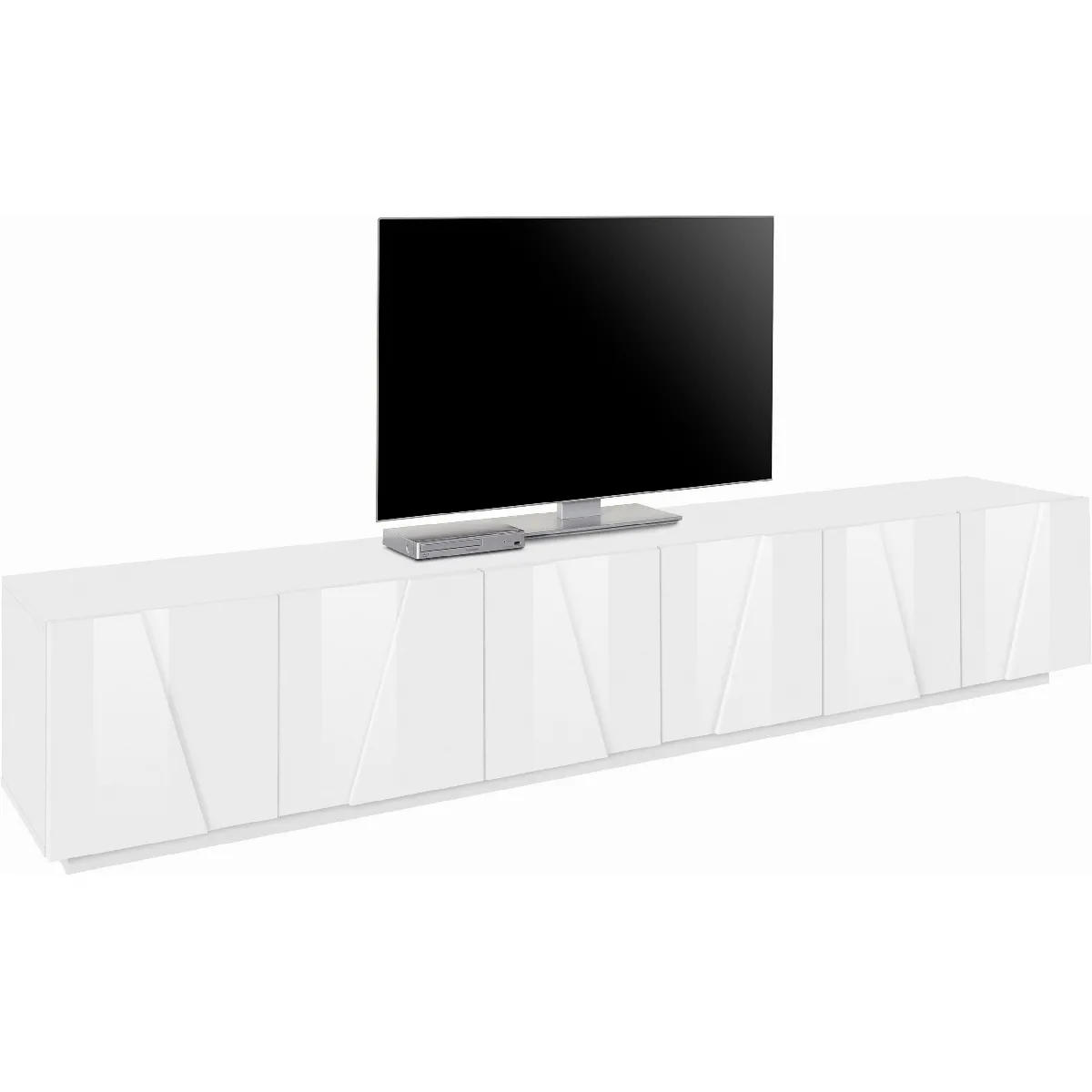 Alter Meuble TV - Blanc brillant