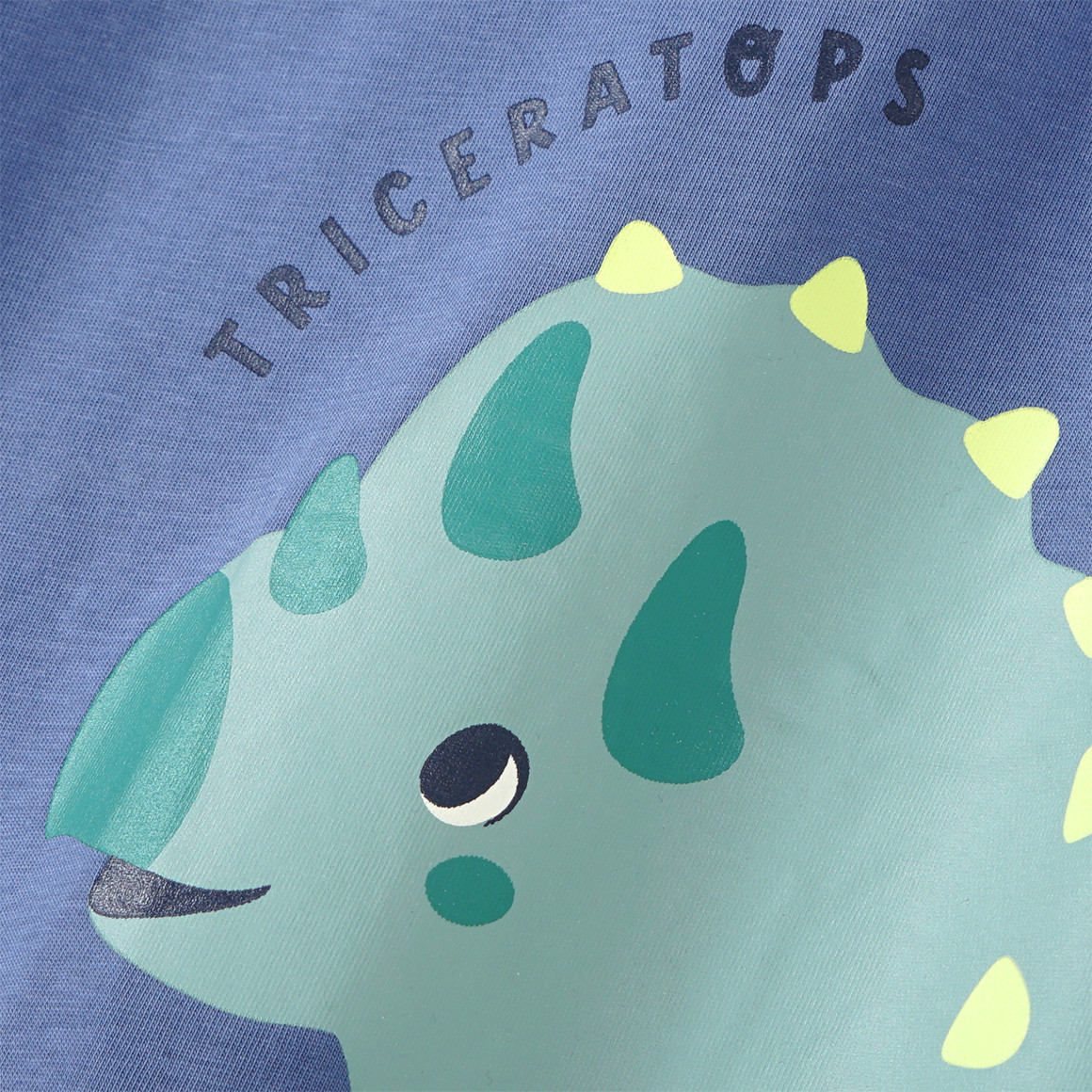 Topomini Baby T-Shirt mit Dino-Print blau