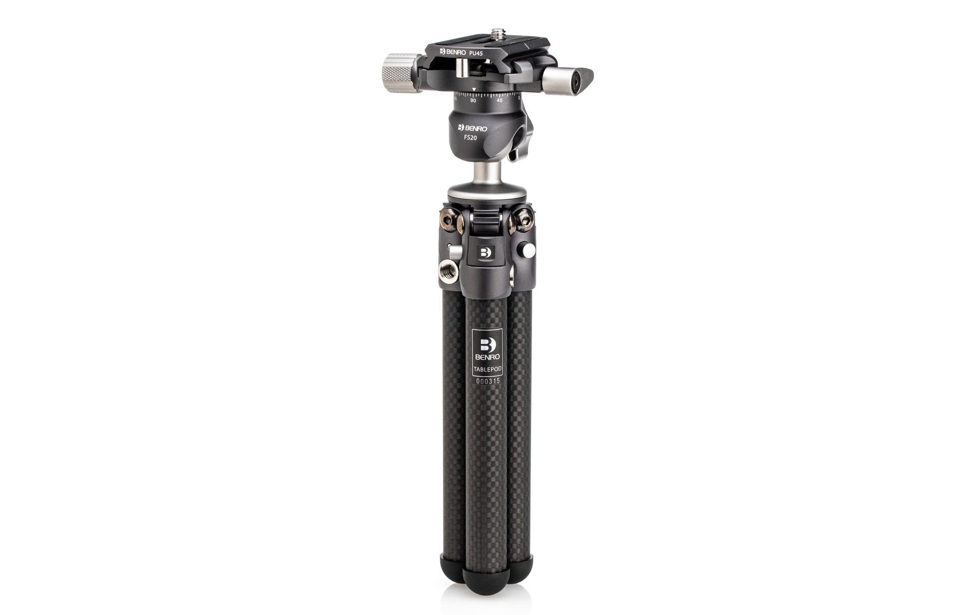 Tischstativ TablePod Kit CarbonKompaktes und tragbares Tischstativ mit einer Tragfähigkeit von 3 kg