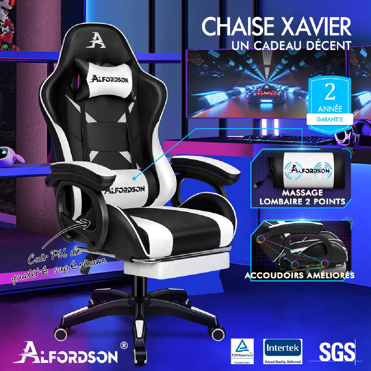 ALFORDSON Xavier - Blanc
