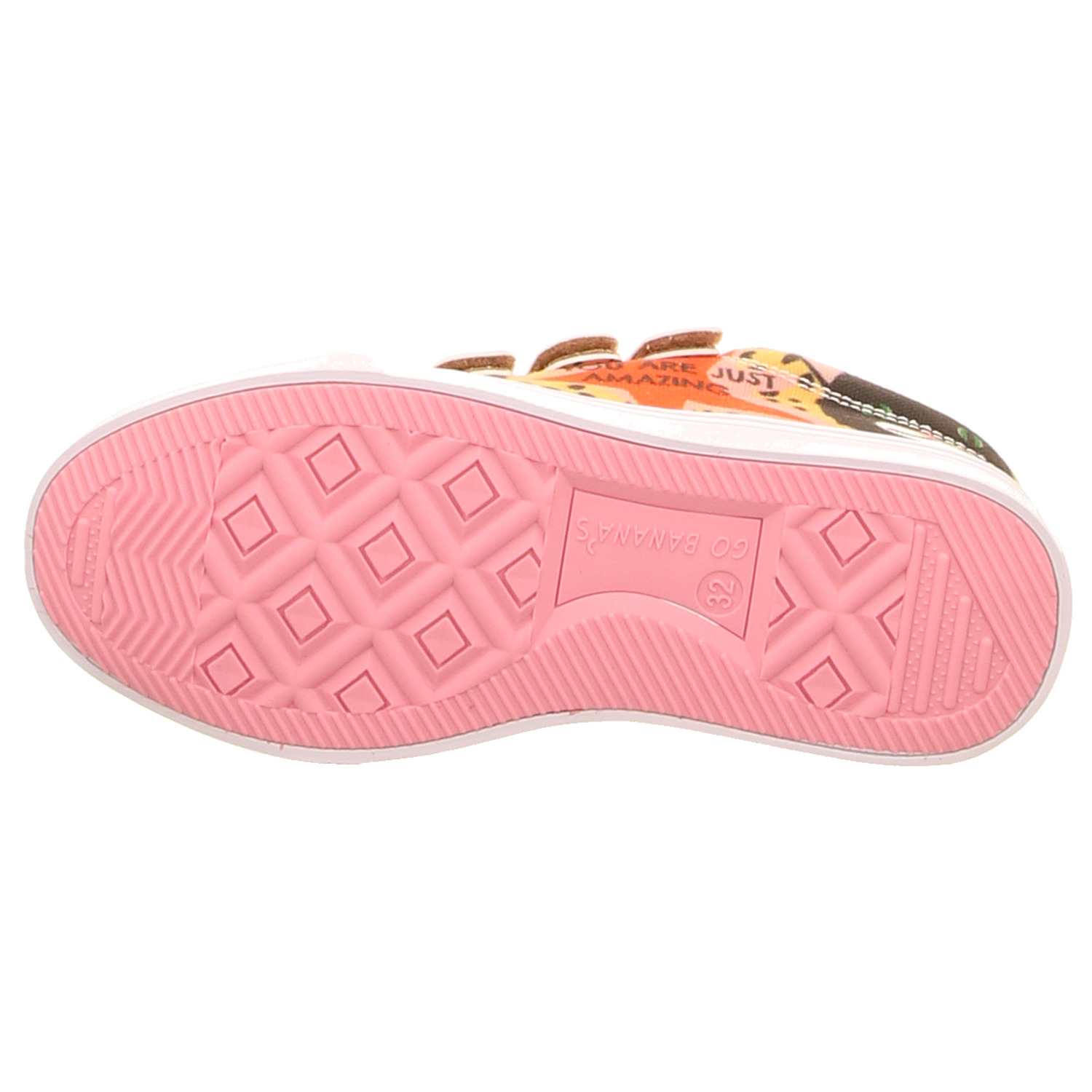 Shoesme Klettschuh rose/pink