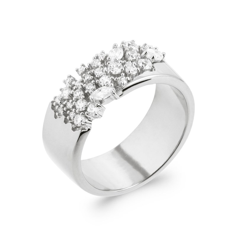 Bague Femme - Argent 925 - Oxyde de zirconium