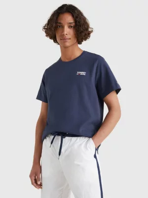 Camiseta de algodão orgânico com logotipo