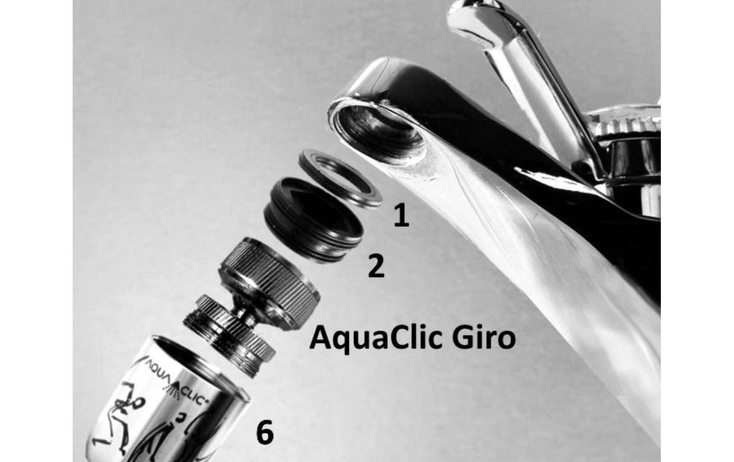 Kugelgelenk AquaClic GiroPassend für Küchen und Lavaboarmatur