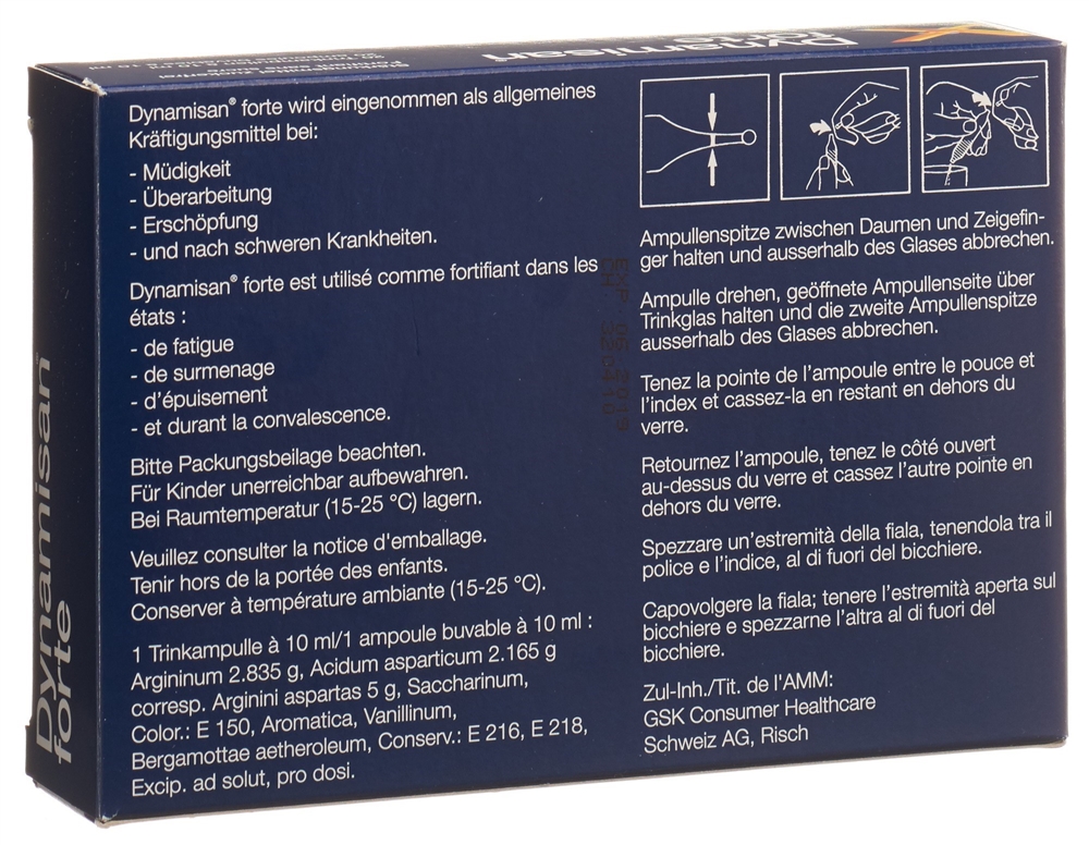 DYNAMISAN forte<br>20 × 10 ml, Ampulle, Lösung zum Einnehmen