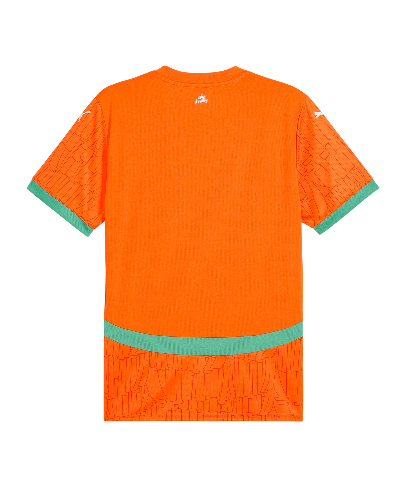 PUMA Elfenbeinküste Trikot Home 2025 Orange F01