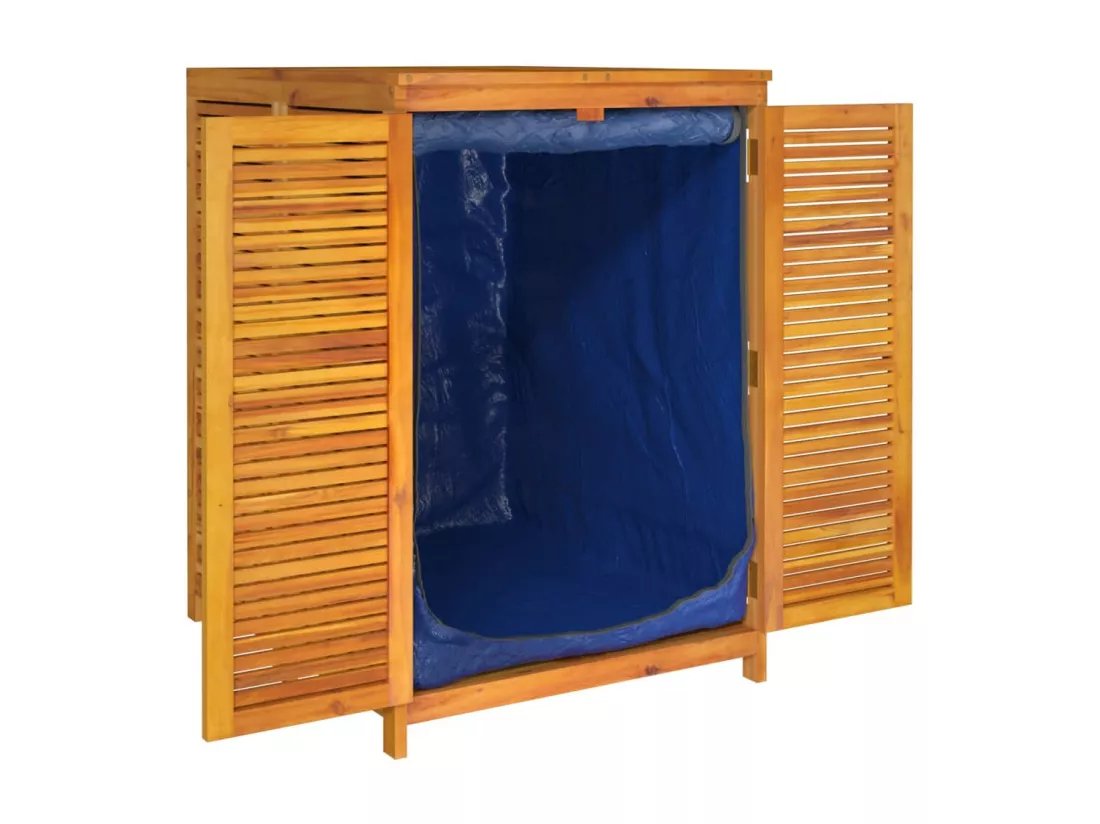 Boîte de rangement de jardin 70x87x104 cm bois massif d'acacia