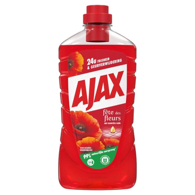 Ajax Allesreiniger Fete Des Fleurs Rode 1000 ML