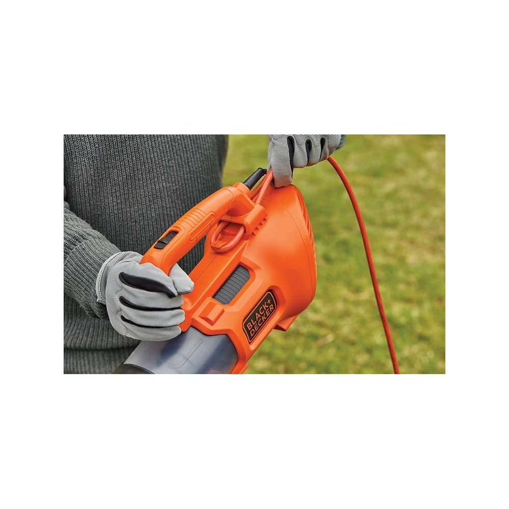 Souffleur électrique 1850w black+decker bebl185-qs racloir intégré