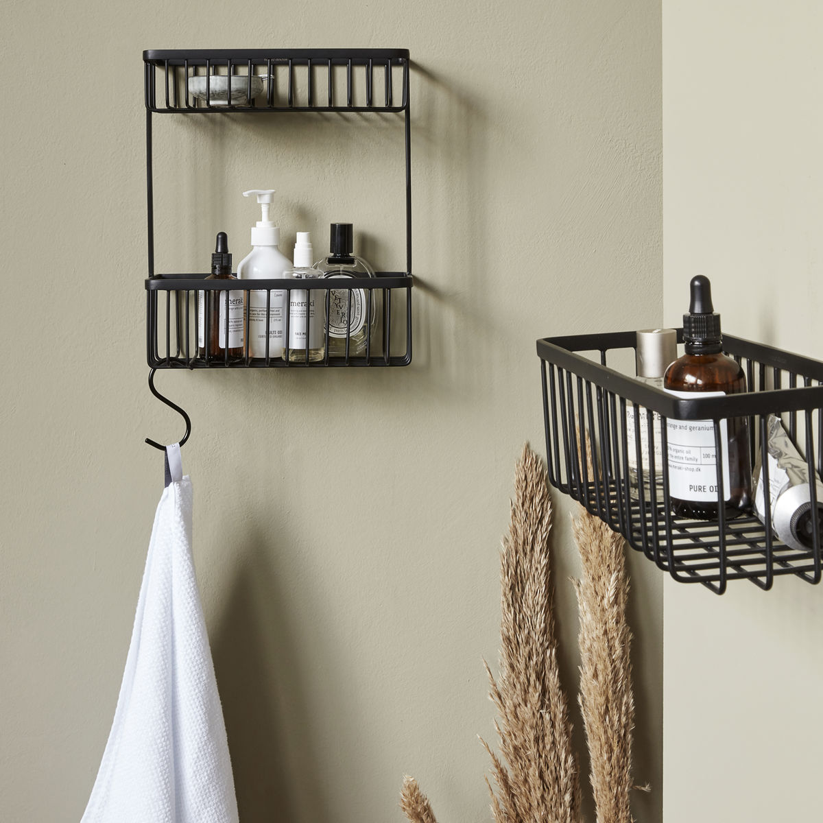 House Doctor badkamerrek Bath zwart