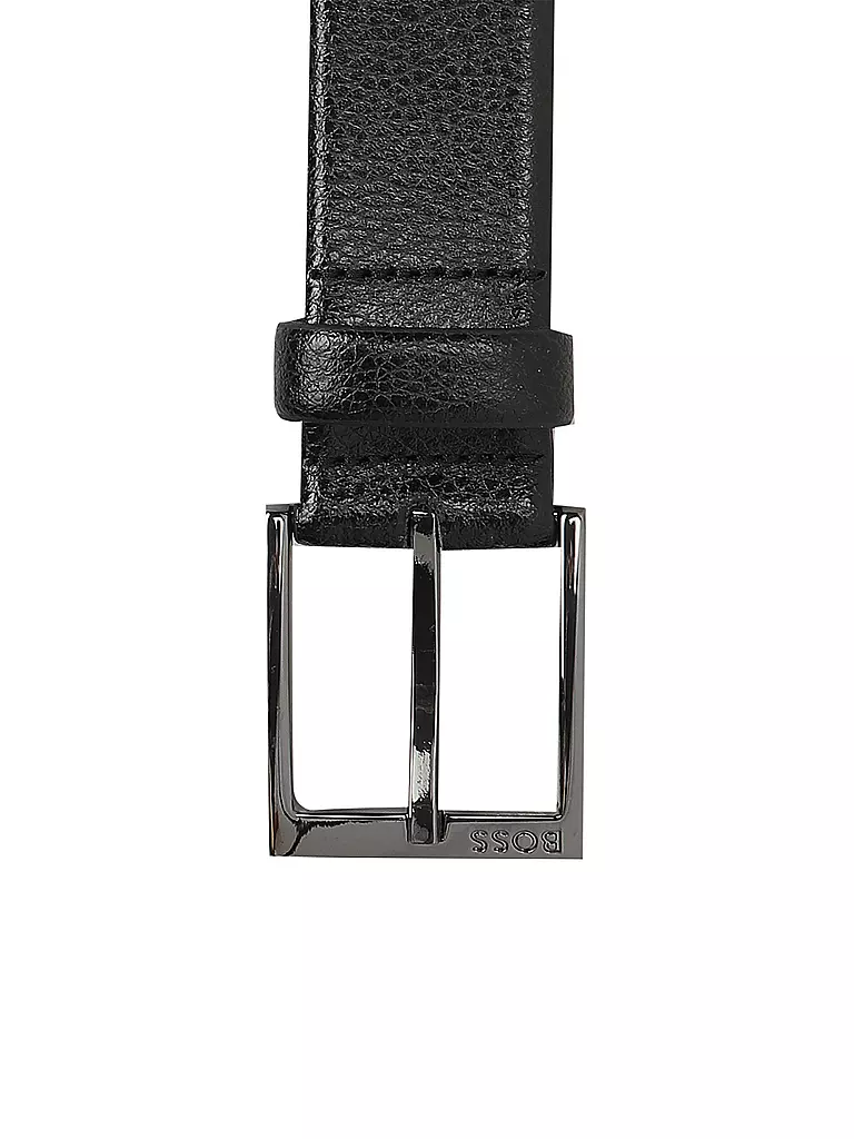 BOSS Ledergürtel ELLOY schwarz